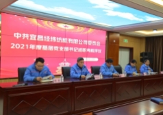宜昌经纬党委召开2021年度基层党组织书记党建述职考核评议大会